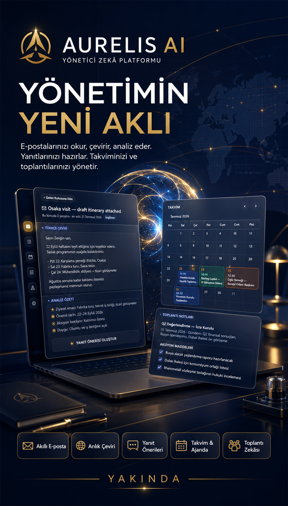 AURELIS AI — Yönetici Zekâ Platformu